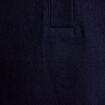 Robe droite col chemise manches longues bleu marine femme