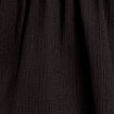 Blouse manches longues noir femme