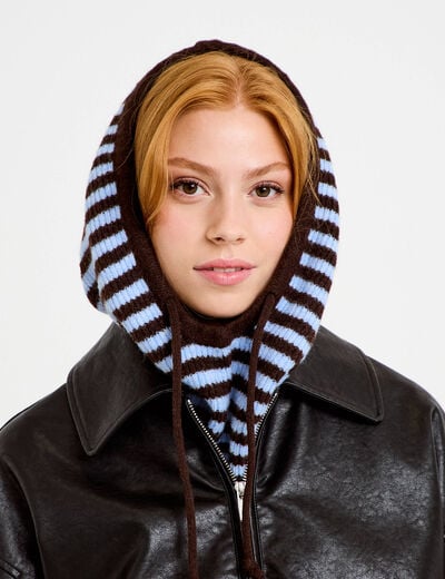 Cagoule bleu clair femme