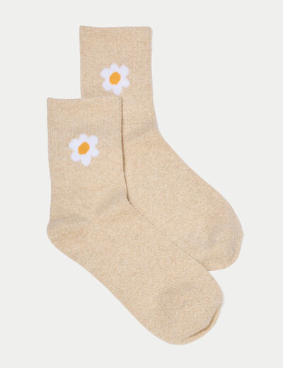 Chaussettes sable femme