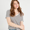 T-shirt manches courtes blanc femme
