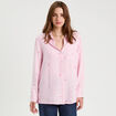 Chemise manches longues rose femme