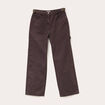 Jean wide leg carpenter marron foncé femme