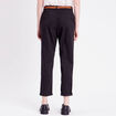 Pantalon chino 7/8ème noir femme