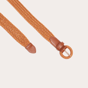 ceinture tressee camel femme Ceinture tressée camel femme