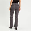 Pantalon flare pont gris fonc&eacute; femme