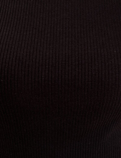Robe boule 2 en 1 noir femme