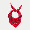 Foulard rouge femme