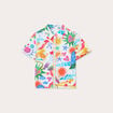 Chemise manches courtes blanc femme