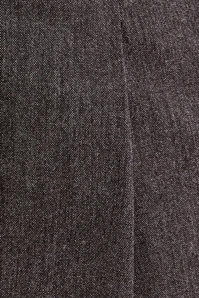 Pantalon large pinces gris foncé femme