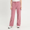 Pantalon carpenter vieux rose femme