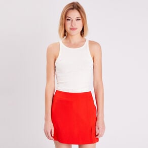 debardeur bretelles larges ecru femme Débardeur bretelles larges ecru femme