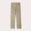 Jeans regular 5 poches vert pastel femme