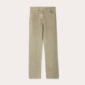 jeans regular 5 poches vert pastel femme Jeans regular 5 poches vert pastel femme