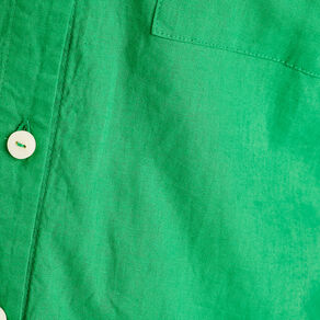 Chemise manches longues contenant du lin vert femme