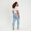 Jeans slim denim dirty femme