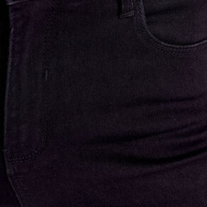 jeans slim 5 poches denim noir femme Jeans slim 5 poches denim noir femme