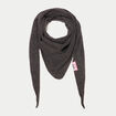 Foulard gris fonc&eacute; femme