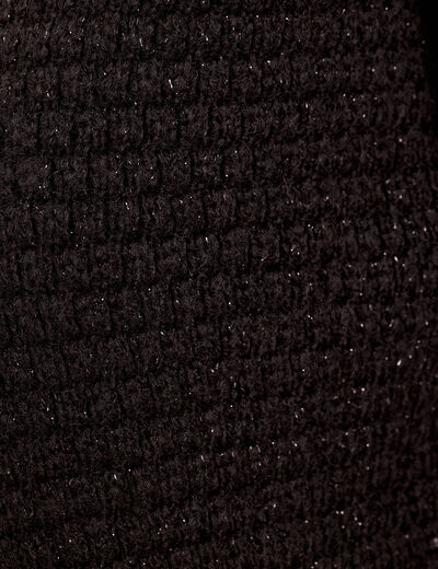 Veste manches longues noir femme