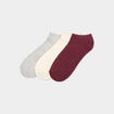 Lot 3 paires chaussettes blanc femme