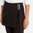 Pantalon-jupe flare noir femme