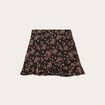 Jupe-short évasée noir femme