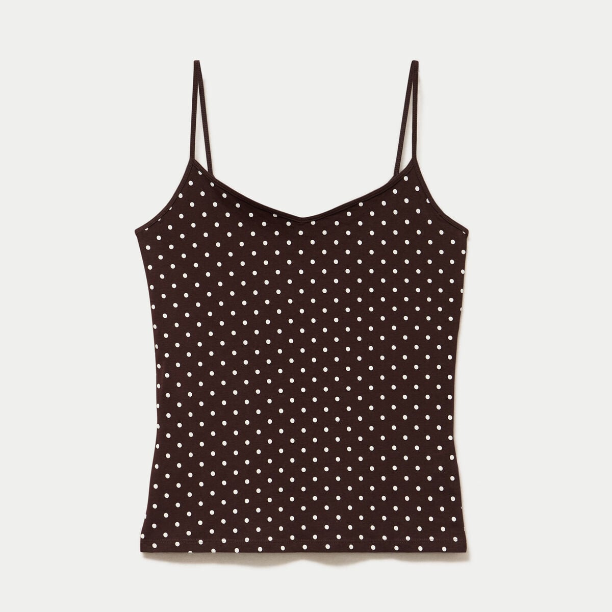 D&eacute;bardeur ajust&eacute; col rond marron femme