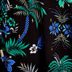 Jupe longue &eacute;vas&eacute;e taille haute noir femme