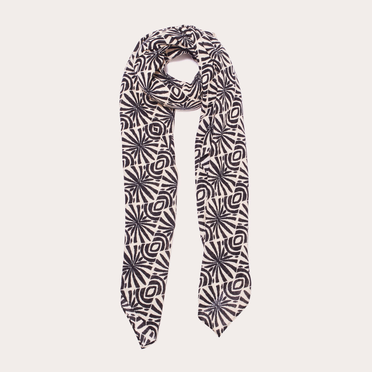 Foulard noir femme