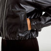 Bomber oversize noir femme