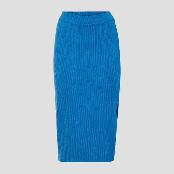 jupe longue droite bleu femme Jupe longue droite bleu femme
