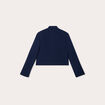 Veste cintrée boutons bleu marine femme