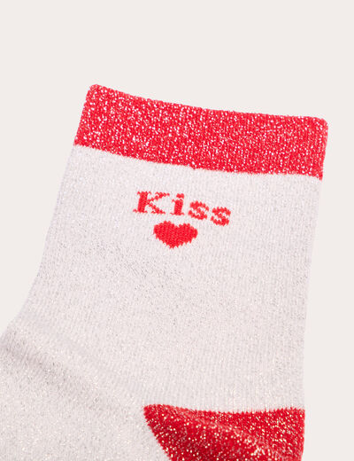 Chaussettes ecru femme