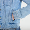 Veste en jean manches longues denim triple stone femme