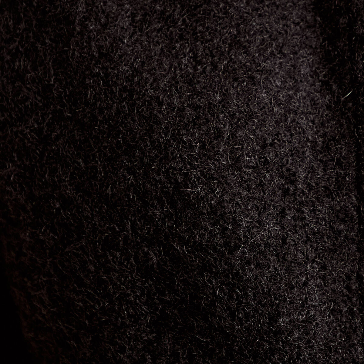 Gilet sans manches effet polaire noir femme