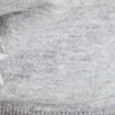 Pull col bateau manches longues gris clair femme