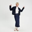 Jupe crayon taille standard denim brut femme