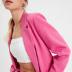 Veste blazer fluide rose femme