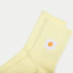 Chaussettes jaune clair femme
