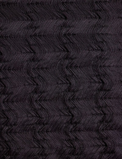 D&eacute;bardeur gaufr&eacute; col montant noir femme
