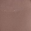 Leggings taille haute sans couture marron clair femme
