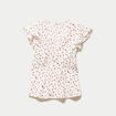 Blouse manches volant&eacute;es ecru femme