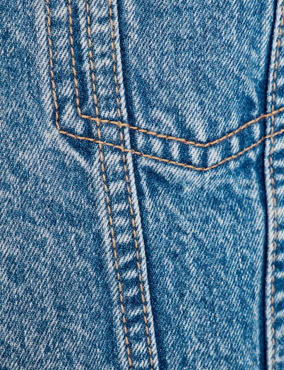 Veste en jean denim double stone femme