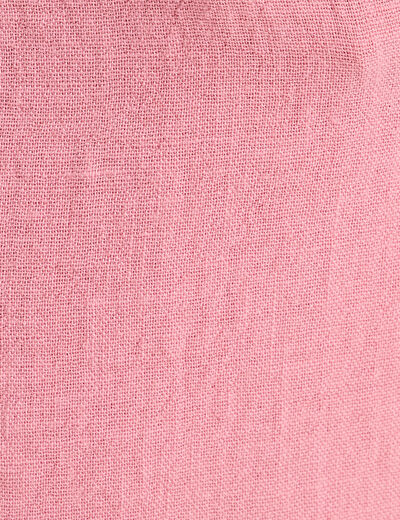 Pantalon large fluide vieux rose femme