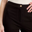 Pantalon bootcut noir femme