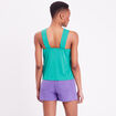 D&eacute;bardeur col avec anneau vert femme