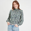 T-shirt manches longues vert femme