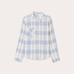 Chemise manches longues blanc femme