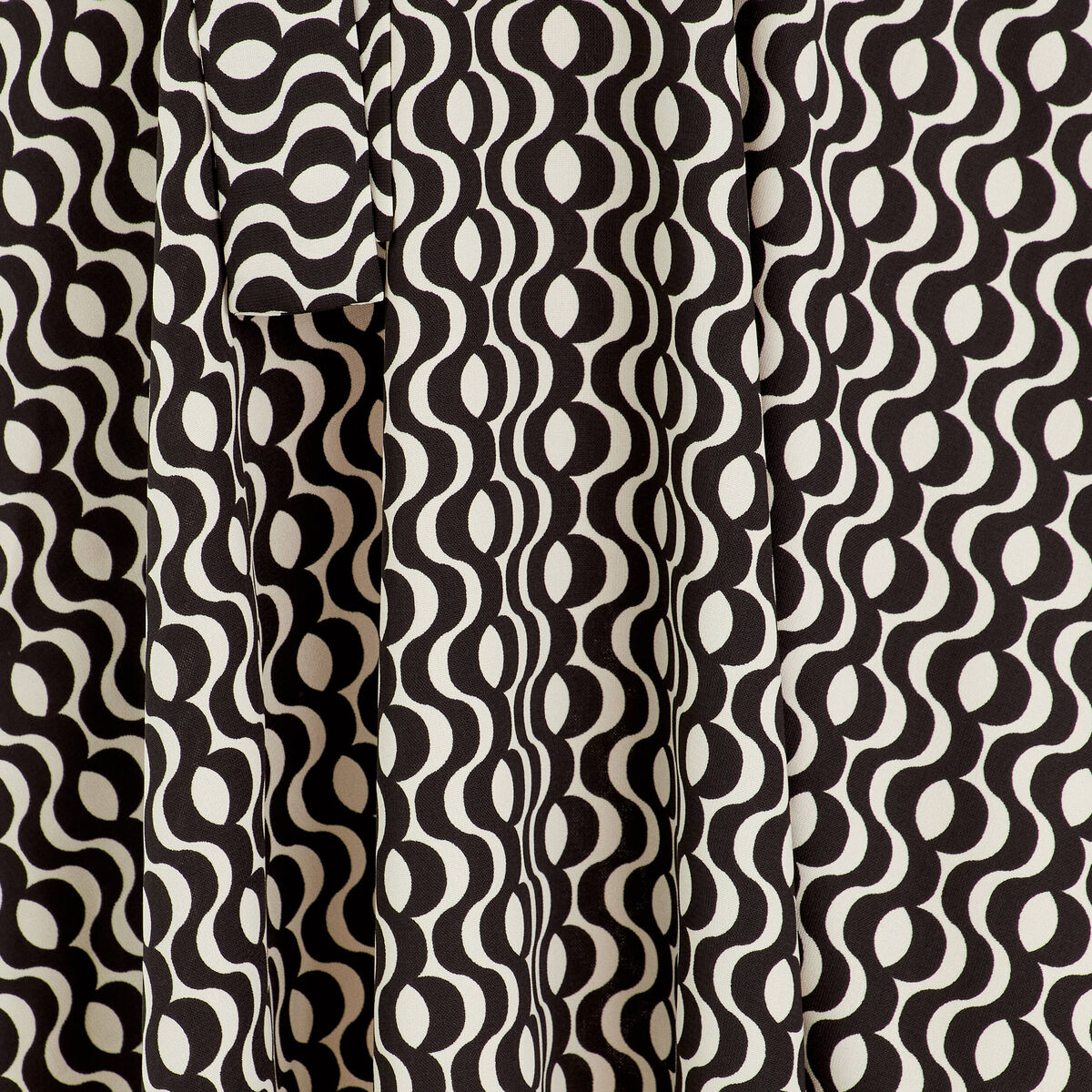 Robe évasée manches 3/4 blanc femme