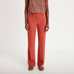 Pantalon bootcut taille standard vieux rose femme